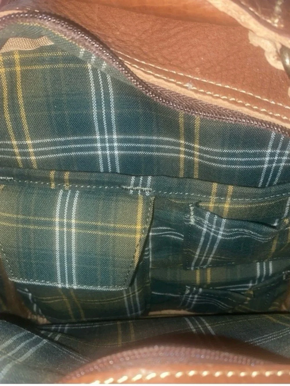 Genuine DULUTH Trading Company leather messenger Lifetime Leather Bag Vintage